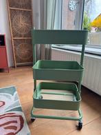 Keuken Trolley / karretje groen, Huis en Inrichting, Ophalen, Zo goed als nieuw