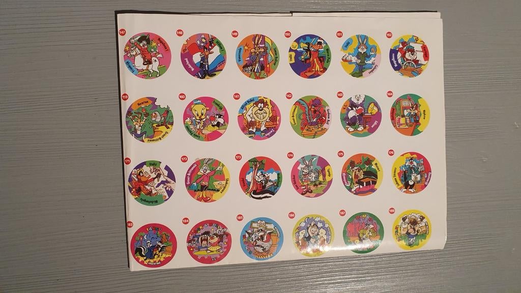 Poster #2 141 t/m 290 Flippo's Looney Tunes, Verzamelen, Ophalen of Verzenden, Looney Tunes, Losse flippo's