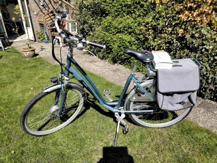 Amslod Hamilton elektrische fiets, Fietsen en Brommers, Elektrische fietsen, Gebruikt, Overige merken, 51 tot 55 cm, 50 km per accu of meer