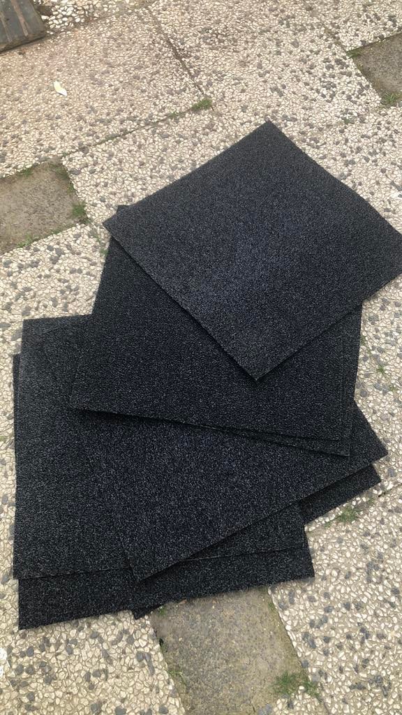 Tapijttegels NIEUW, Zwart, Nieuw, Ophalen of Verzenden, Tapijttegels