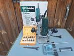 Metabo OfE728 bovenfrees + frezenset, Ophalen of Verzenden, Zo goed als nieuw, Bovenfrees, Metabo