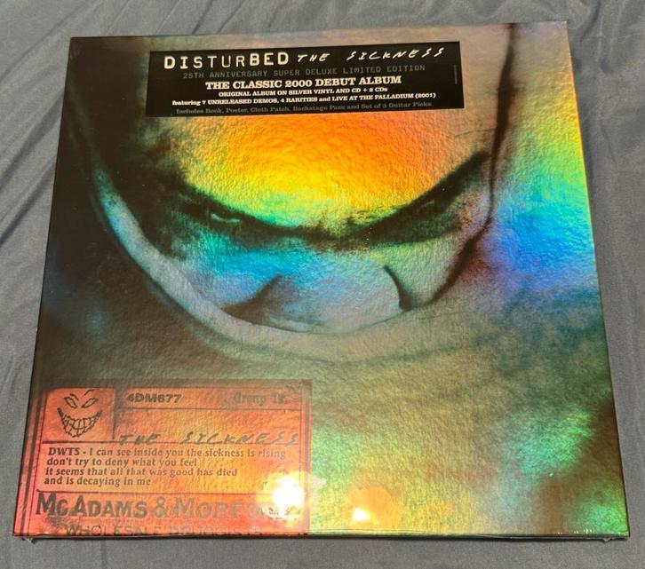 Disturbed the sickness vinyl box set, Cd's en Dvd's, Vinyl | Hardrock en Metal, Nieuw in verpakking, Ophalen of Verzenden