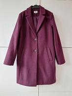 WE Fashion aubergine jas in wolmix, Kleding | Dames, WE, Paars, Maat 42/44 (L), Ophalen of Verzenden