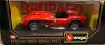 Bburago Ferrari Testarossa 1957, Hobby en Vrije tijd, Modelauto's | 1:24, Verzenden, Nieuw, Auto, Bburago
