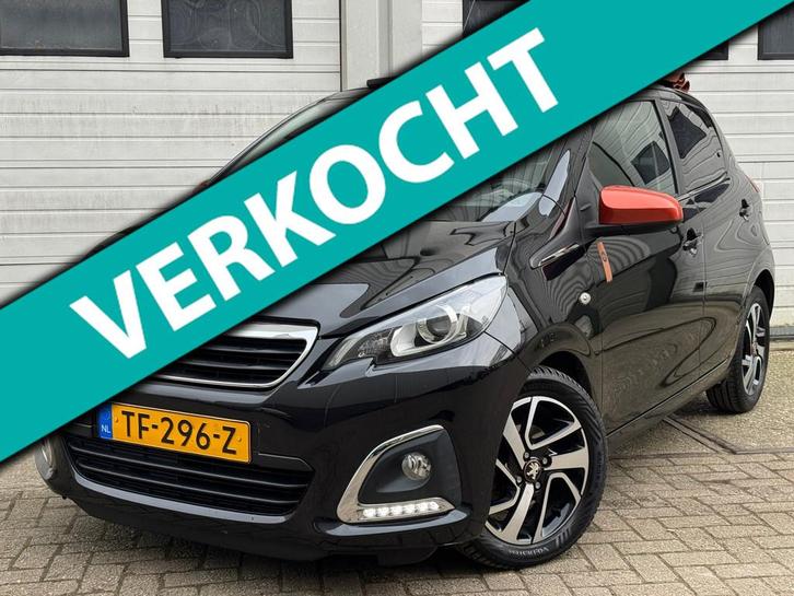 Peugeot 108 1.0 e-VTi Allure TOP! camera/pano/carplay/navi/k, Auto's, Peugeot, Bedrijf, ABS, Achteruitrijcamera, Airbags, Airconditioning