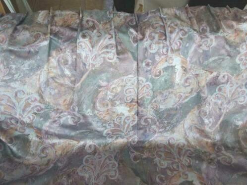 1 Groot overgordijn met motief, 256 cm hoog en 200 cm breed, Huis en Inrichting, Stoffering | Gordijnen en Lamellen, Zo goed als nieuw