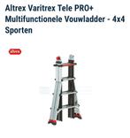 Nieuwe Altrex Varitrex Teleprof 4x4 Sport vouwladder, Doe-het-zelf en Verbouw, Ophalen, Nieuw, Ladder, Opvouwbaar of Inschuifbaar