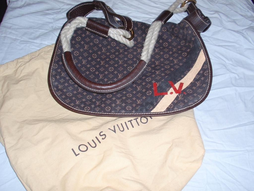Louis Vuitton Amman messenger tas origineel, Bruin, Zo goed als nieuw, Leer, Ophalen
