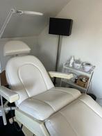 Elektrisch verstelbare stoel  pedicure of schoonheidssalon, Ophalen, Gebruikt, Wit, Behandelstoel