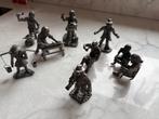 8 tinnen beeldjes oude ambachten Royal Holland Pewter, Verzamelen, Beelden en Beeldjes, Ophalen, Gebruikt, Mens