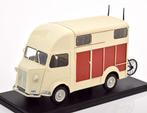 Citroën Type H Van Heuliez Paarden Transport met Sulky 1:24, Ophalen of Verzenden, Nieuw, Bus of Vrachtwagen, Overige merken