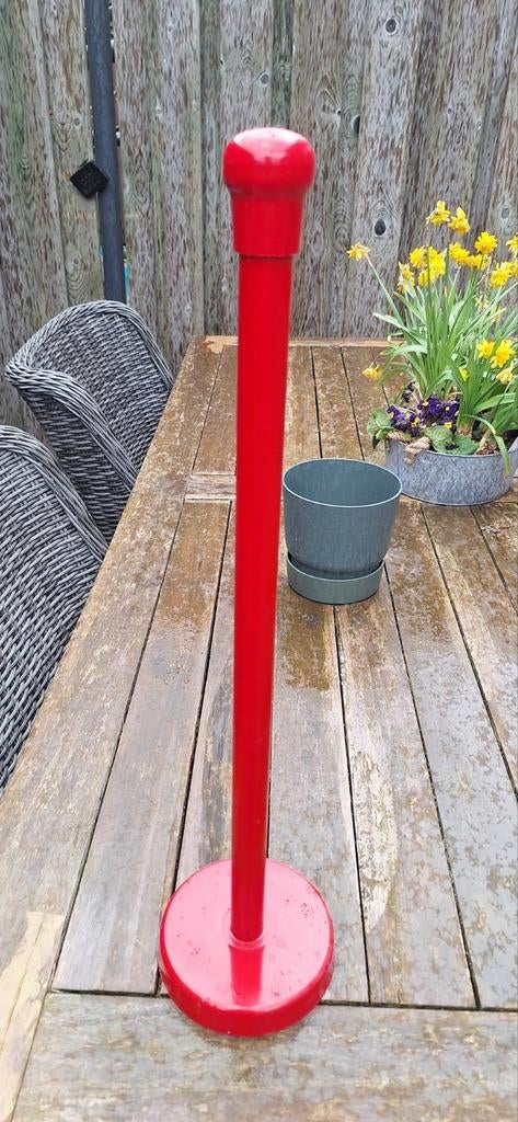 Rode toiletrol houder, Ophalen of Verzenden, Gebruikt, Rood