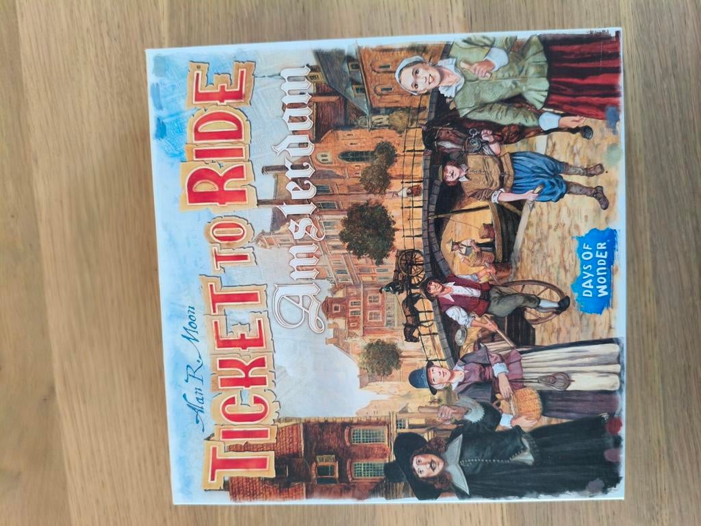 Ticket to ride -amsterdam, Hobby en Vrije tijd, Gezelschapsspellen | Bordspellen, Een of twee spelers, Ophalen of Verzenden, Zo goed als nieuw