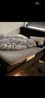 Gratis Boxspring gebruikt 160x200 cm, Ophalen, Gebruikt, 200 cm, Grijs