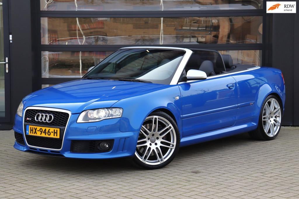 Audi A4 Cabriolet 4.2 V8 RS 4 quattro | Kuiperstoelen | Bose, Gebruikt, 8 cilinders, Cabriolet, Leder