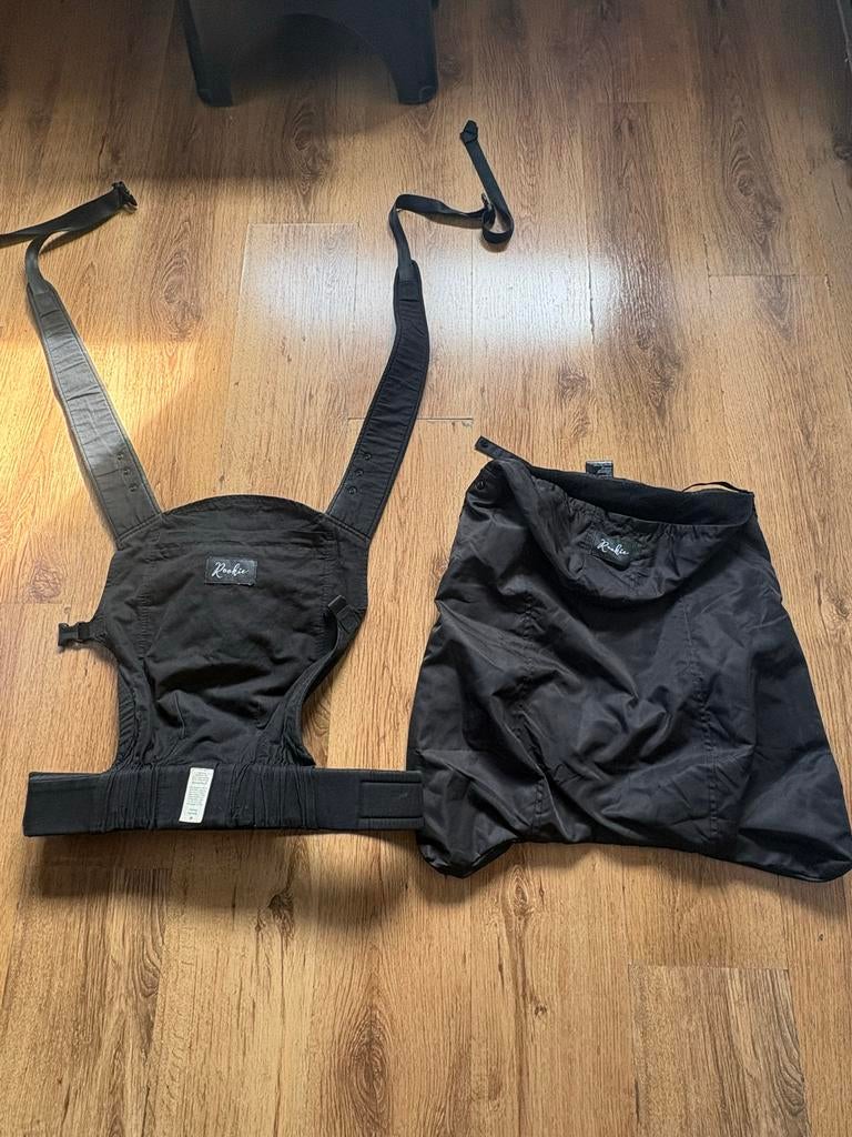 Rookie draagzak met regen/wind cover, Zo goed als nieuw, Buik, Draagzak, Ophalen