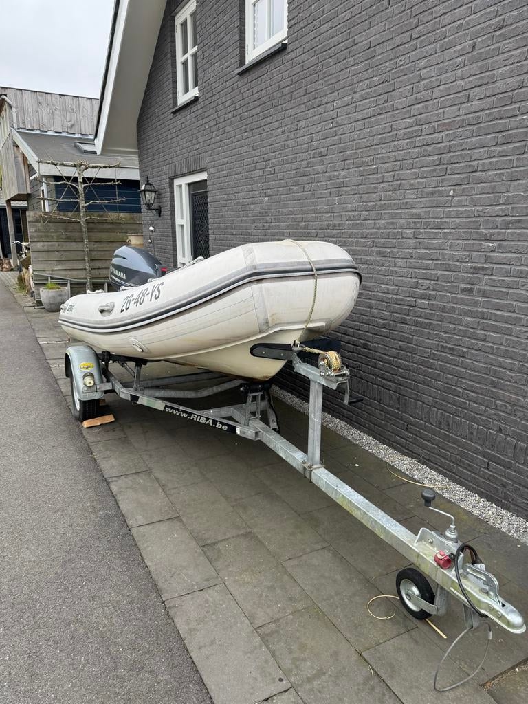 Yamaha 30 PK  (2012) - 285 uur compleet met bediening + boot, Watersport en Boten, Ophalen, Gebruikt, Viertaktmotor, 30 pk of meer