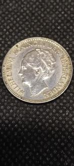 Mooie zilveren halve gulden 1929 Wilhelmina, Postzegels en Munten, Munten | Nederland, Ophalen of Verzenden, Koningin Wilhelmina