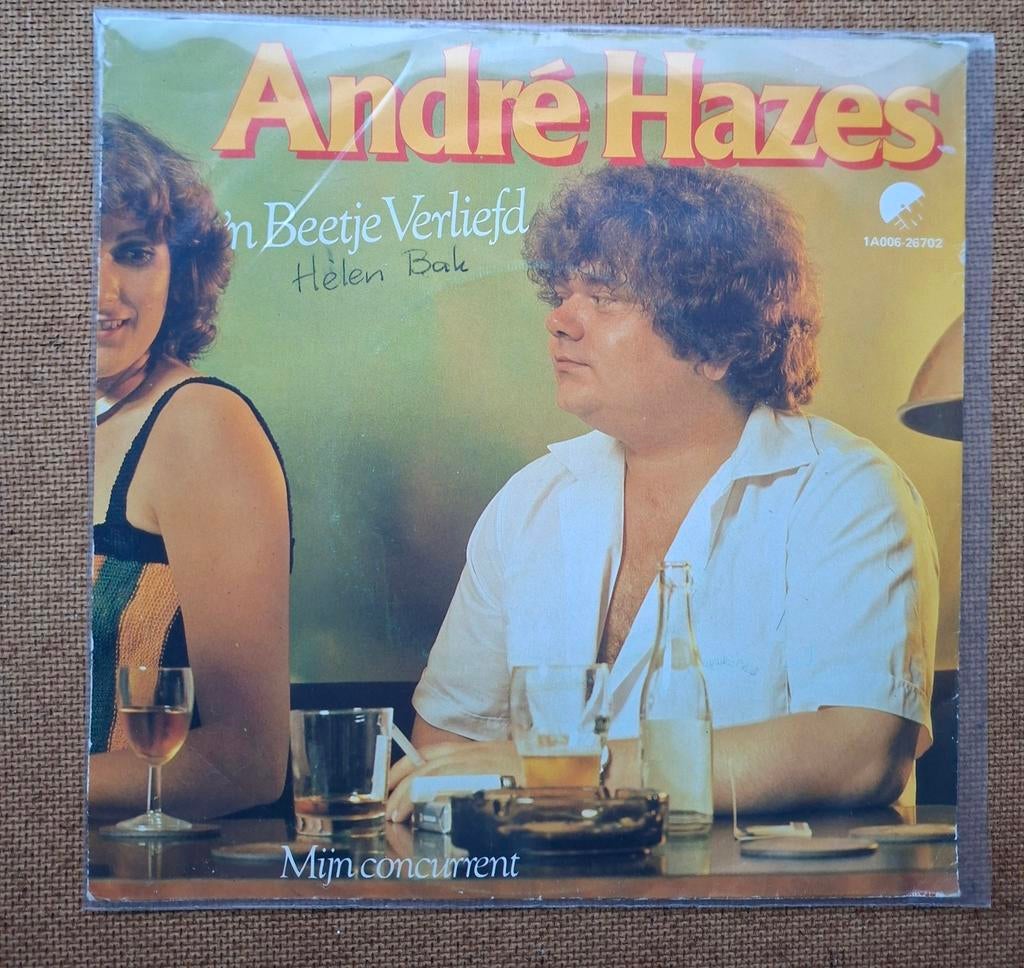 Hazes, Andre  - n beetje verliefd - Single is TOP, Cd's en Dvd's, Vinyl Singles, Gebruikt, 7 inch, Single, Ophalen of Verzenden