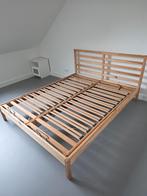 Tarva grenen bedframe ikea incl. Lattenbodems, Ophalen, Bruin, Tweepersoons, IKEA