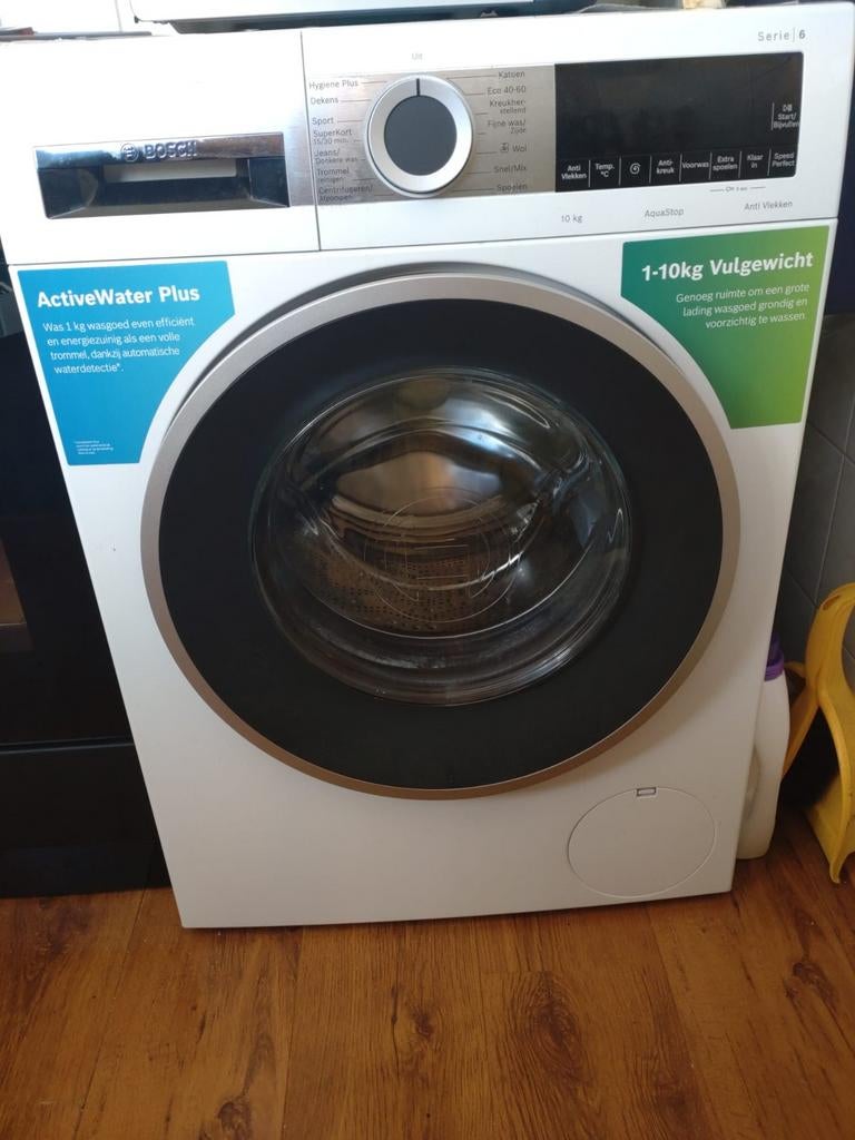 Bosch WAW32642 NL Wasmachine A+++ 10 KG Active Water, Ophalen, 1200 tot 1600 toeren, 8 tot 10 kg, Zo goed als nieuw