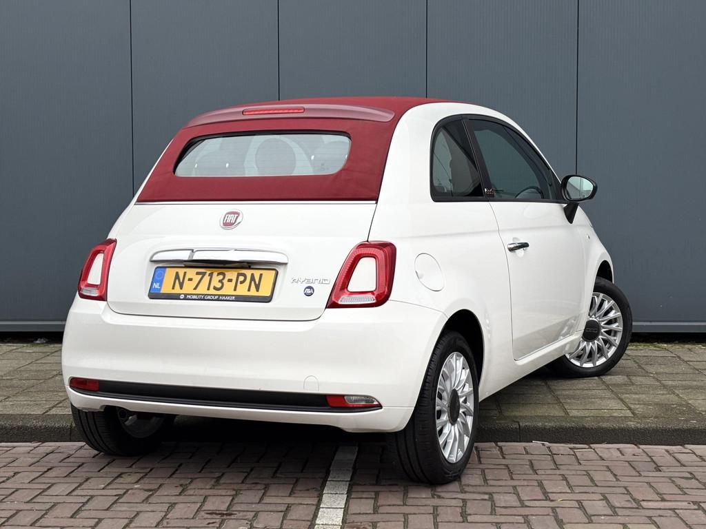 Fiat 500 C 1.0 Hybrid Cult | Apple-Android | Cruise-control, Auto's, Stof, Euro 6, Cabriolet, 4 stoelen