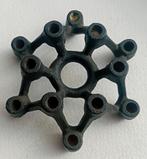 Vintage Kandelaar Japan Mid-Century Brutalist Gietijzer Ster, Antiek en Kunst, Ophalen of Verzenden