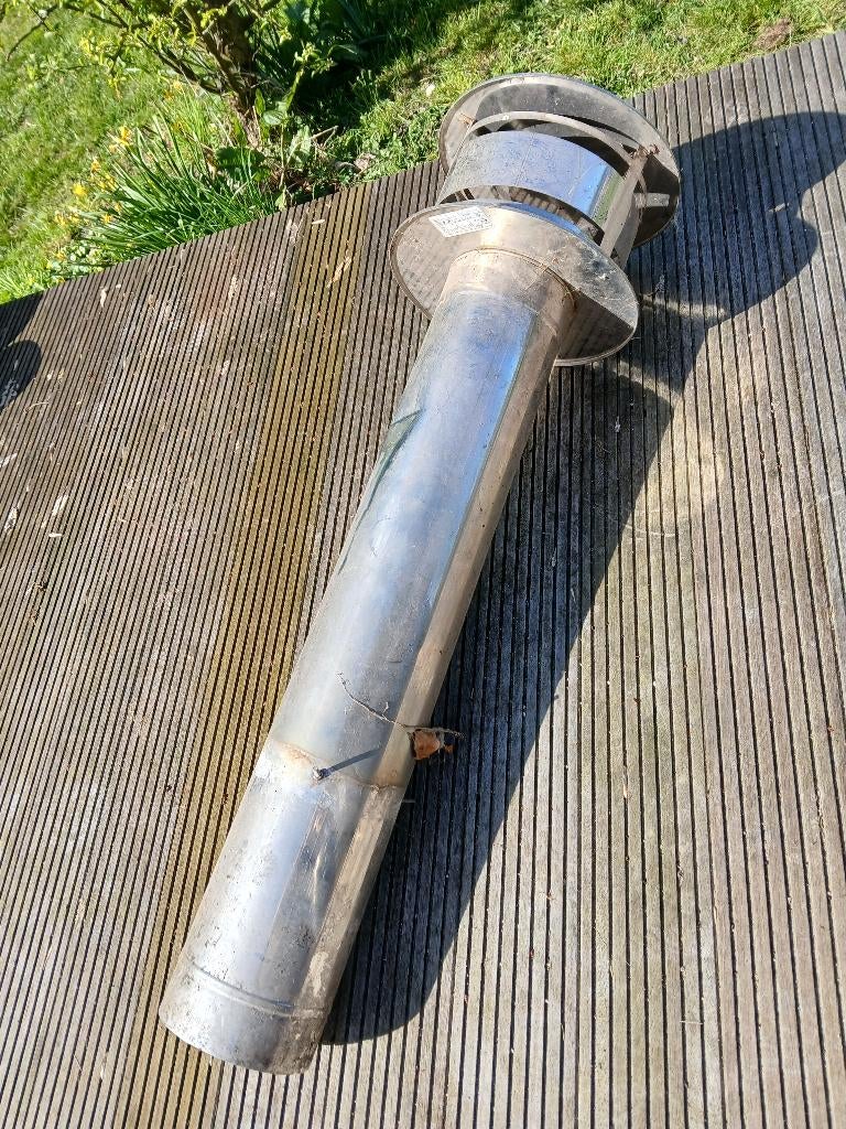 Schoorsteenkap, Huis en Inrichting, Kachels, Ophalen, Gebruikt, Hout, Gaskachel