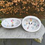 2 Antieke Porcelaine de Paris wastafels, Ophalen of Verzenden