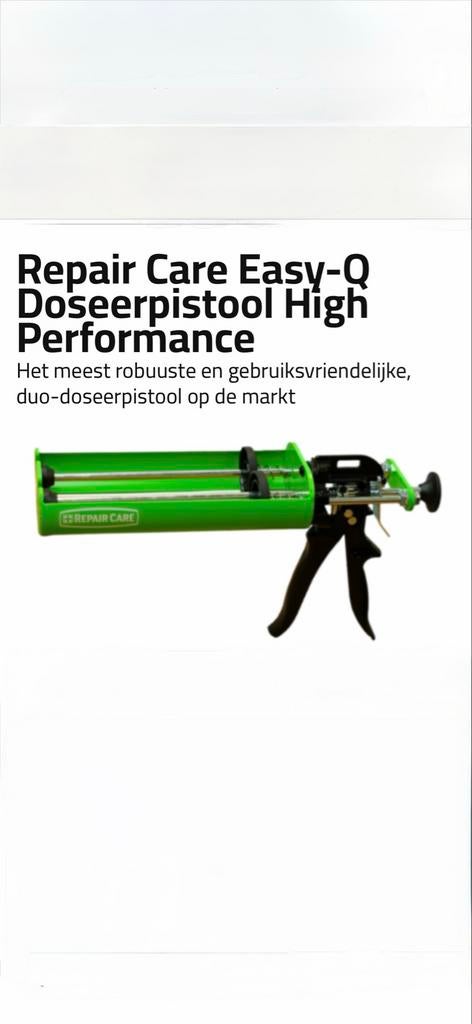 Repair Care Easy-Q Doseerpistool High Performance, Ophalen, Nieuw
