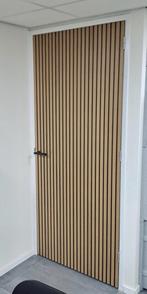 Kant en klaar eiken binnendeur met wandpanelen Stomp, Niet ingevuld, 80 tot 100 cm, Binnendeur, Niet ingevuld