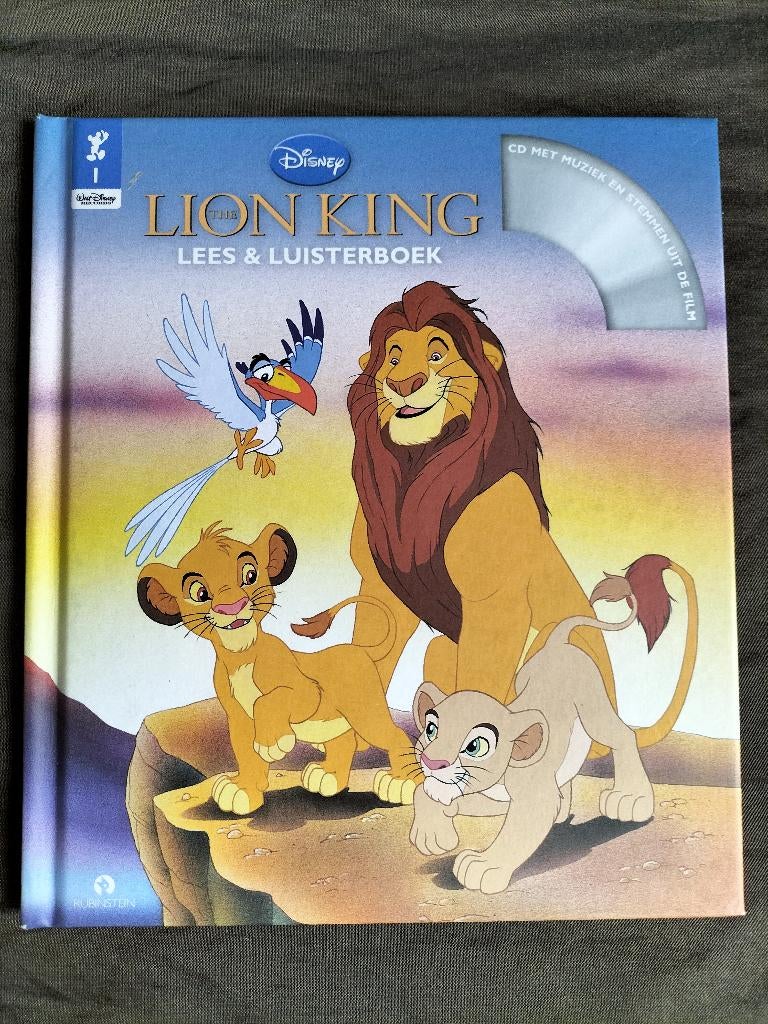 Disney - Lion King / lees- en luisterboek, Ophalen of Verzenden, Walt Disney, Cd, Kind