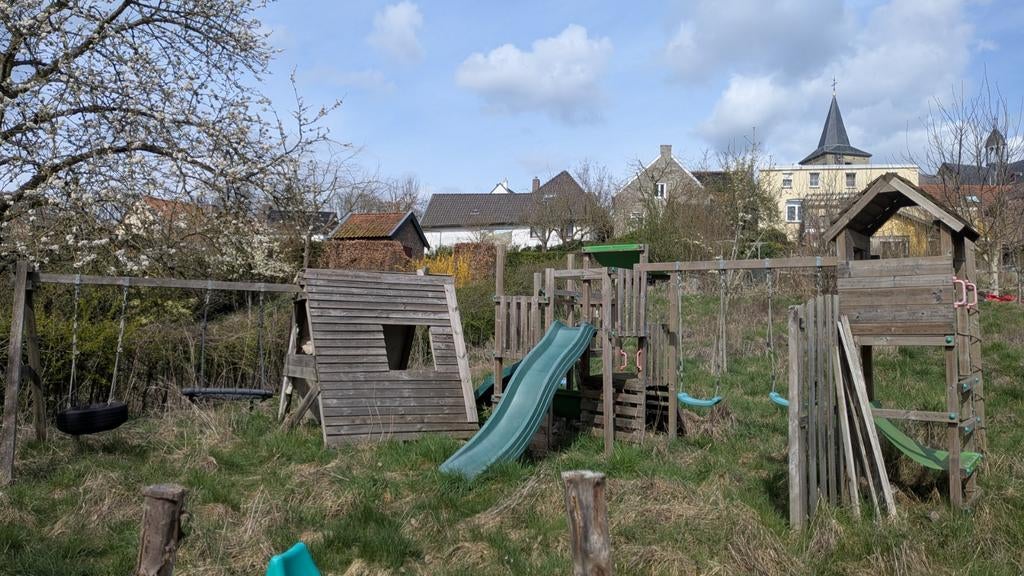 Wickey Speeltoestel Klimtoren Schommel Glijbaan, Ophalen, Schommel