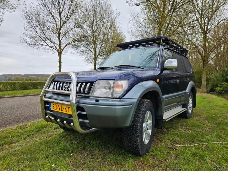 Toyota Landcruiser 90 3.0 TD 1999.Grijskenteken marge auto, Auto's, Bestelauto's, Particulier, Toyota, Diesel, Handgeschakeld