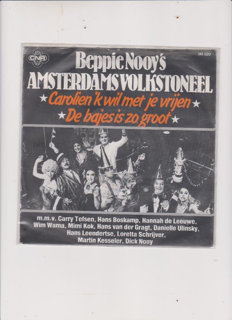 beppie nooy's amsterdams volkstoneel, Ophalen of Verzenden, Gebruikt, Overige formaten, Levenslied of Smartlap