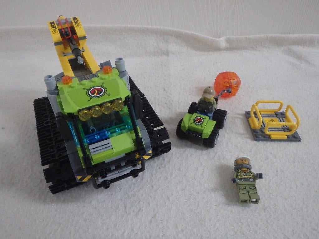 Lego 60122 city vulkaan crawler, helaas geen boekjes., City, Lego, Ophalen of Verzenden, Zo goed als nieuw