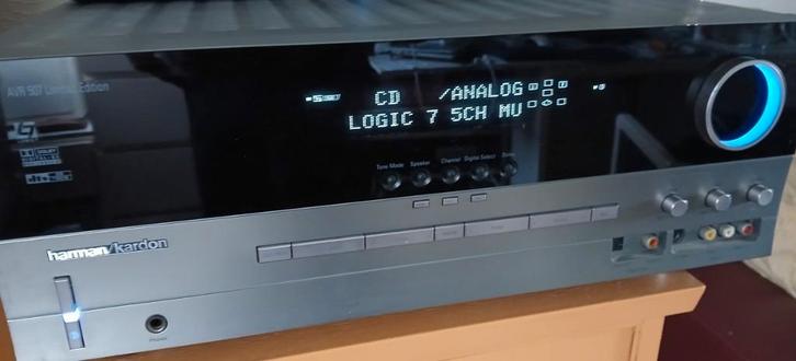 receiver Harman Kardon AVR-507, Audio, Tv en Foto, Versterkers en Receivers, Gebruikt, 7.1, 60 tot 120 watt, Overige merken, Ophalen of Verzenden