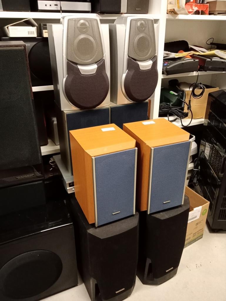Boxen, Speakers, Geluidssysteem, Stereo, luidsprekers, Ophalen, 120 watt of meer, Front, Rear of Stereo speakers, Overige merken