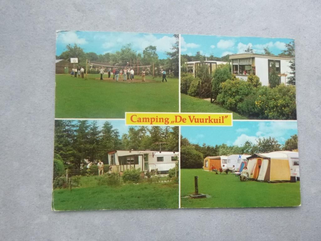 Hulsthorst, camping de Vuurkuil/tent 1988, Verzenden, 1980 tot heden, Gelopen, Noord-Brabant