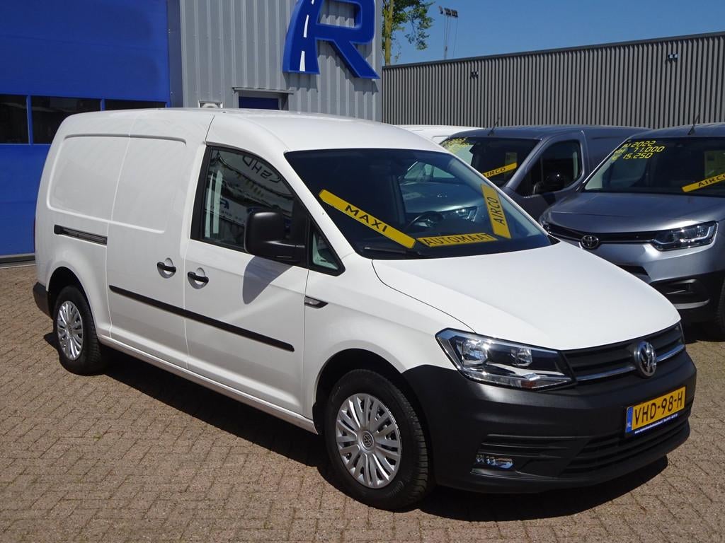Volkswagen Caddy 2.0 TDI L2H1 VW MAXI DSG AUTOMAAT LAADRUIMT, Stof, Gebruikt, 4 cilinders, Navigatiesysteem