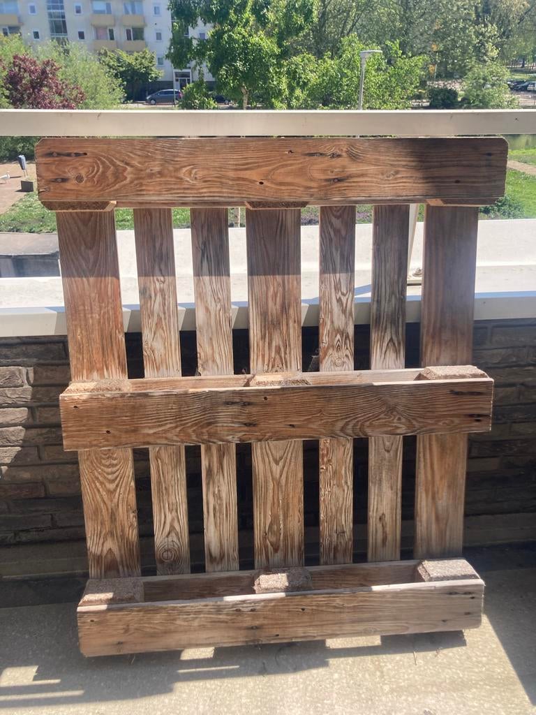 Gratis houten pallet 100x120 cm - Stevig en Veelzijdig, Ophalen, Gebruikt, 50 mm of meer, Pallet