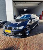 BMW 3-serie Cabrio 320i m pakket full options, Auto's, Zwart, 4 cilinders, Cabriolet, 4 stoelen