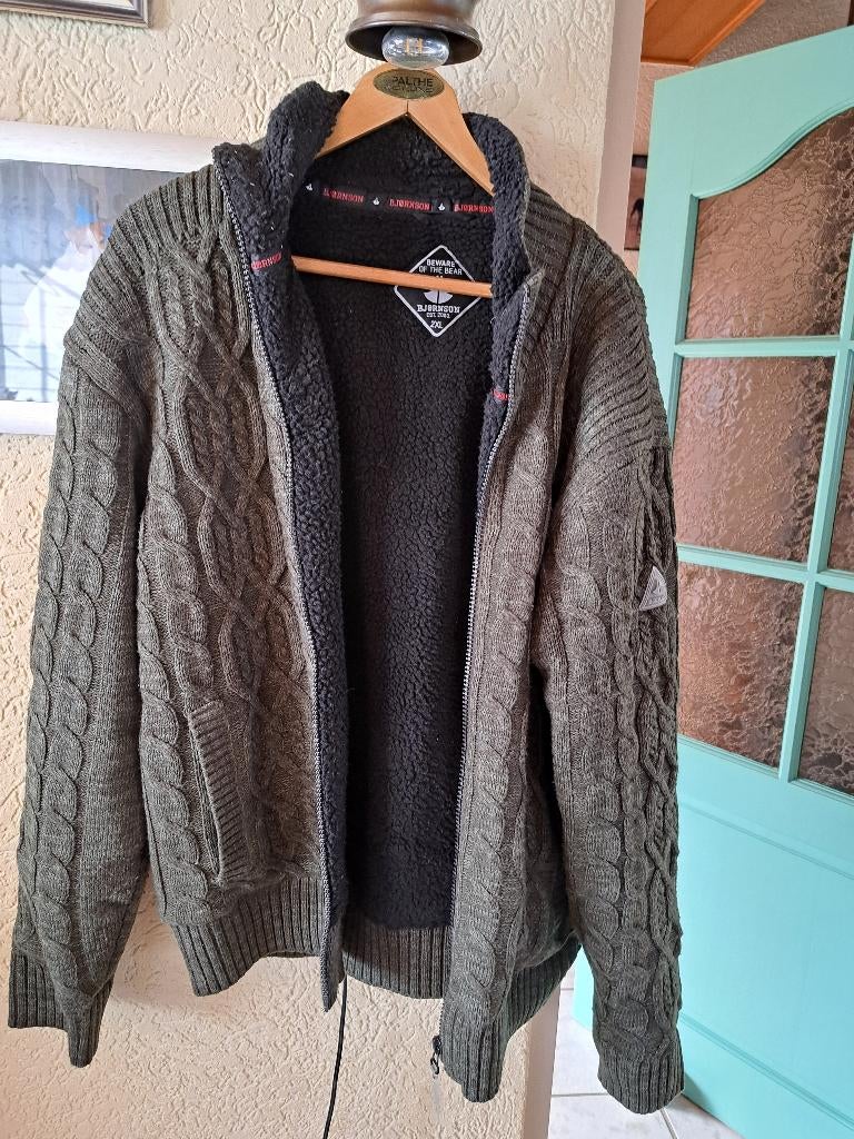 Herenvest ( nieuw ), Ophalen, Bjornson, Groen, Maat 56/58 (XL)