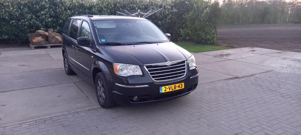 Chrysler Grand Voyager, Auto's, Chrysler, Grand Voyager, Zwart, Leder, Particulier