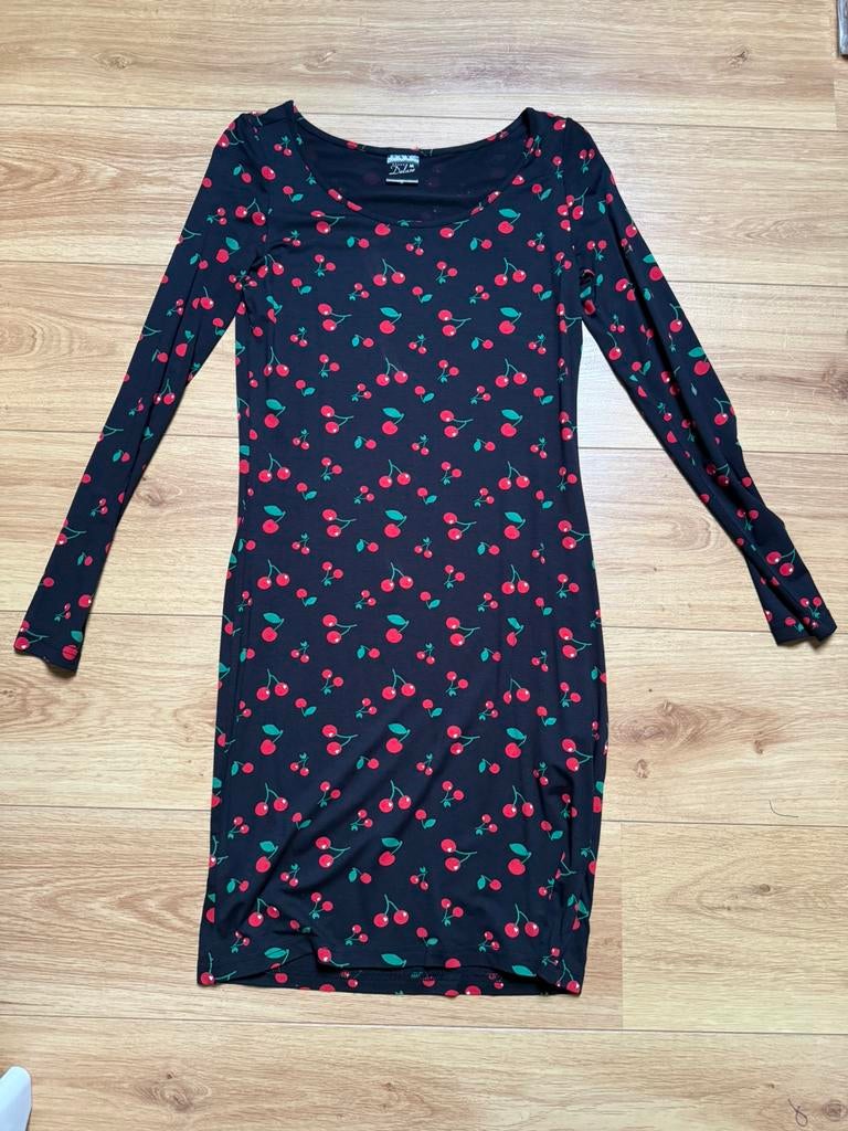 * Pussy DeLuxe cherry dress maat s nieuw *, Ophalen of Verzenden, Nieuw, Maat 36 (S)