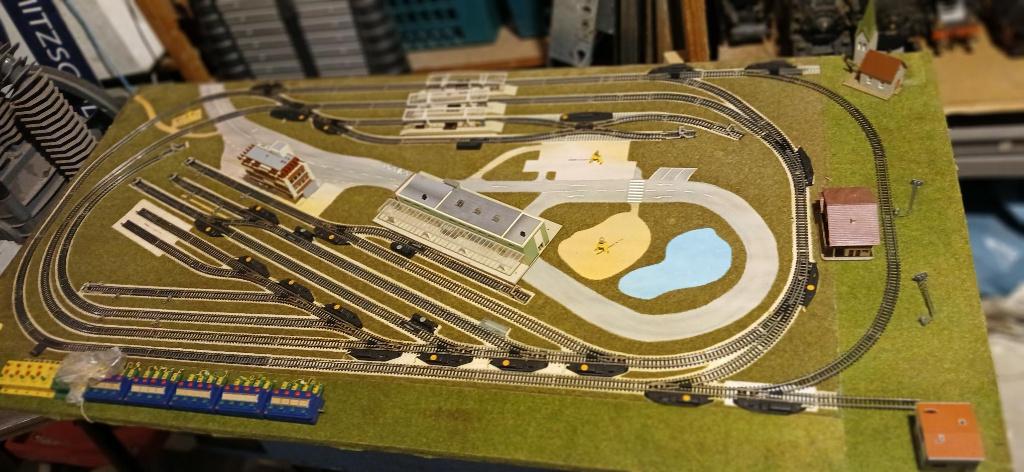 minitrix treinbaan, Hobby en Vrije tijd, Modeltreinen | N-Spoor, Ophalen, Gebruikt, Gelijkstroom, Trix