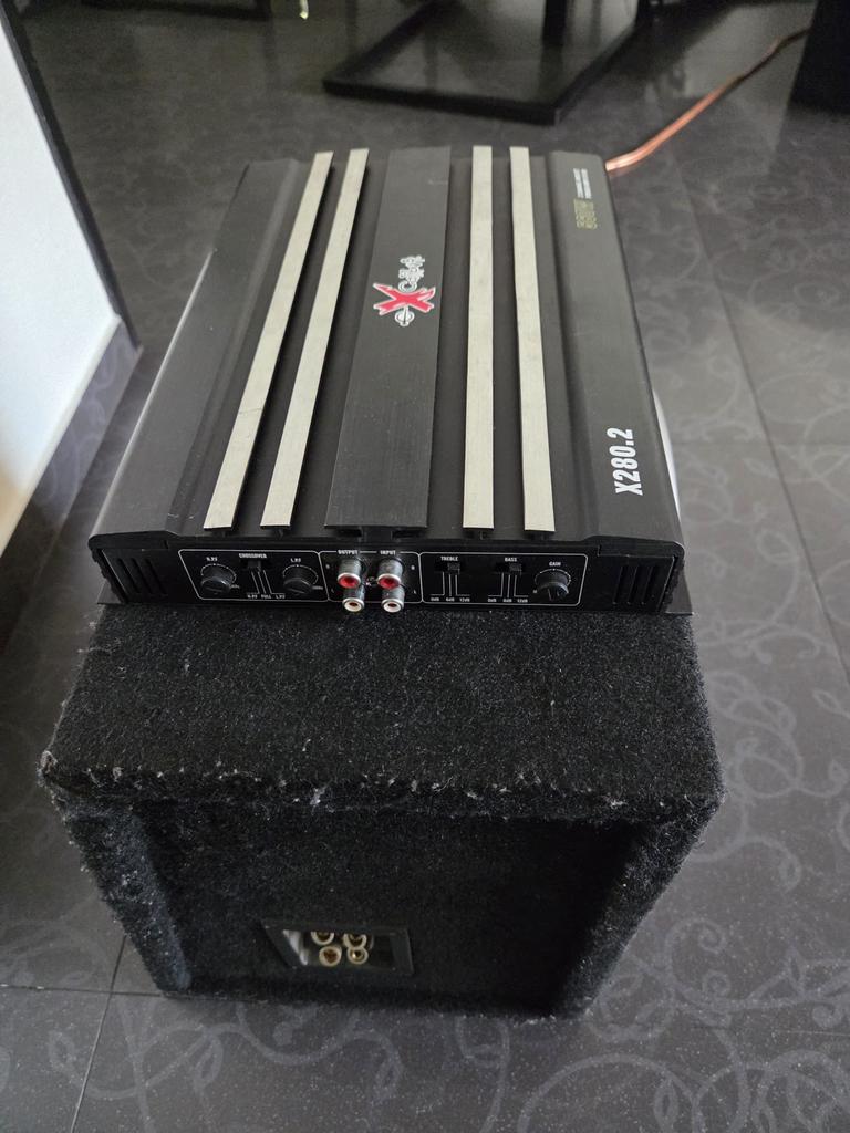 sony Xplod subwooofer + kist, Auto diversen, Autospeakers, Ophalen, Gebruikt