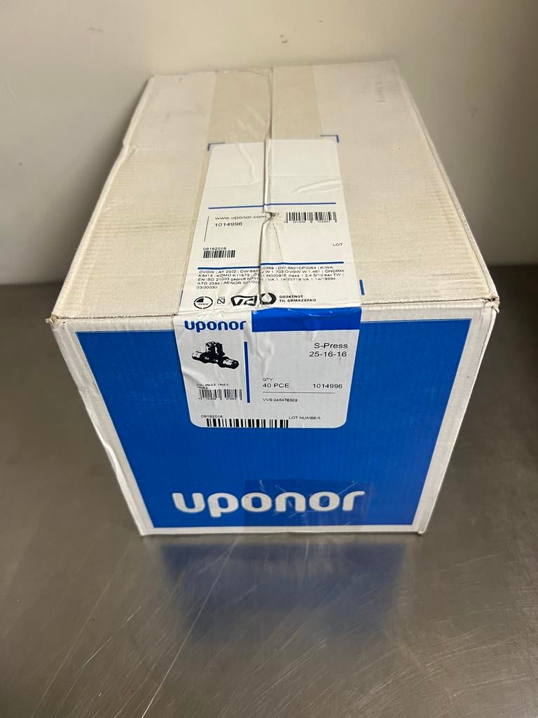 Uponor S-Press 25-16-16 perskoppelingen 40stuks Nieuw Partij, Ophalen, Nieuw, Overige typen