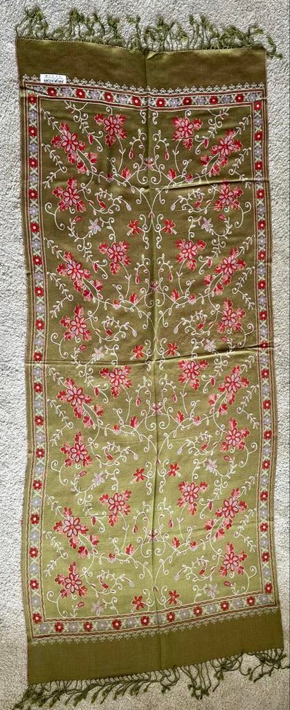 Indiase Pashmina Sjaal 70x170 cm - 55% Pashmina, 45% Zijde, Ophalen of Verzenden, Nieuw, Pashmina
