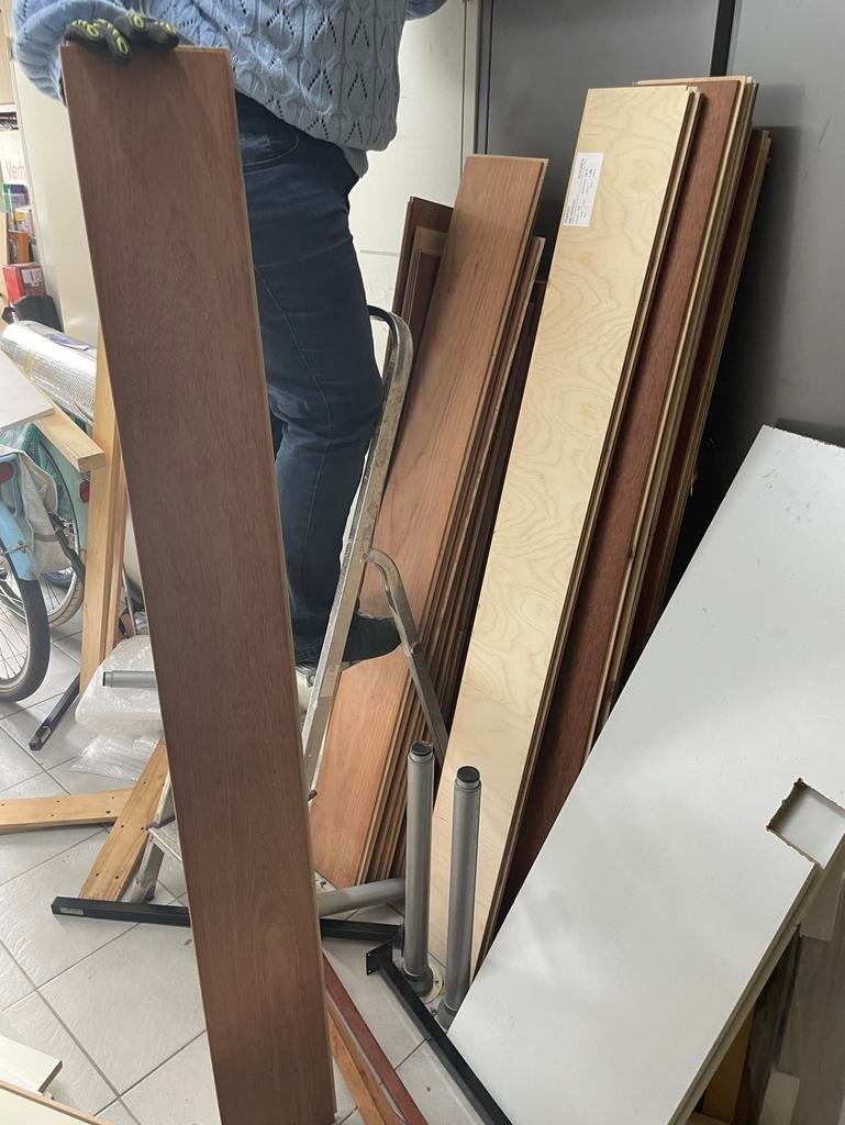 Kempas lamel parket, Nieuw, 5 tot 10 m², 10 tot 30 cm, Hout